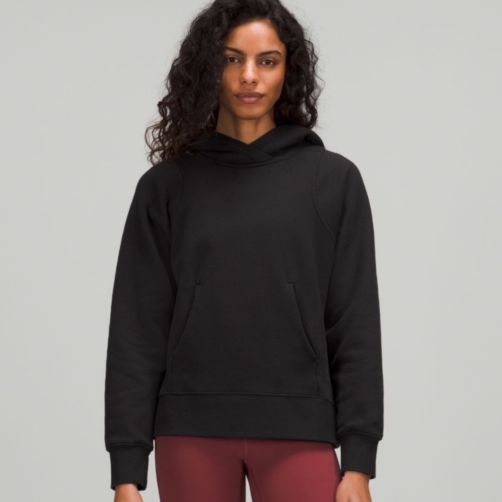Lululemon Loungeful Hoodie Sweatshirt Black Size 6